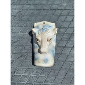 Vintiage wall pocket Cow